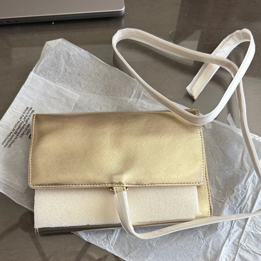 Neiman Marcus Gold Jewelry organize Clutch /Case NEW